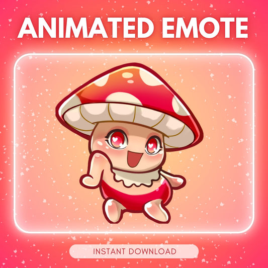 Dancing Mushroom <3 - Animated emote