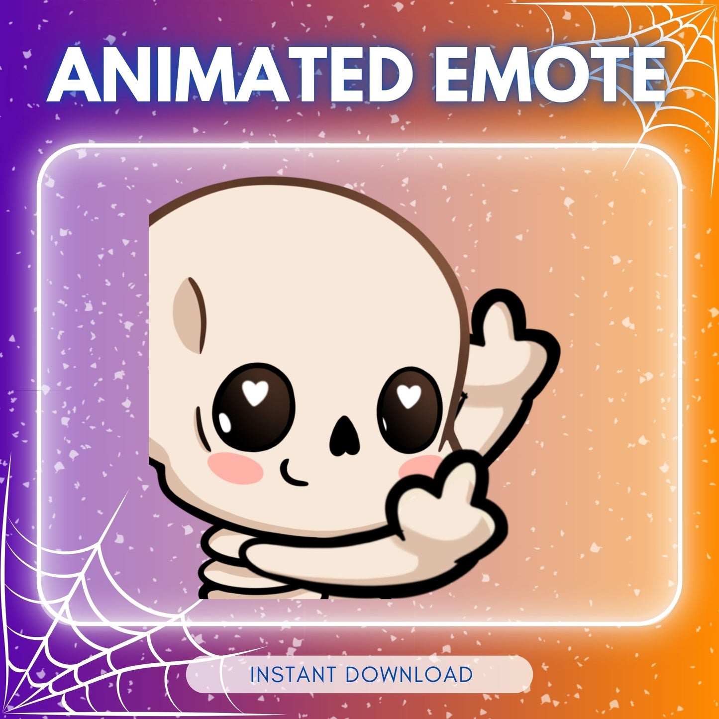 Flipping Skeleton - Animated Emote