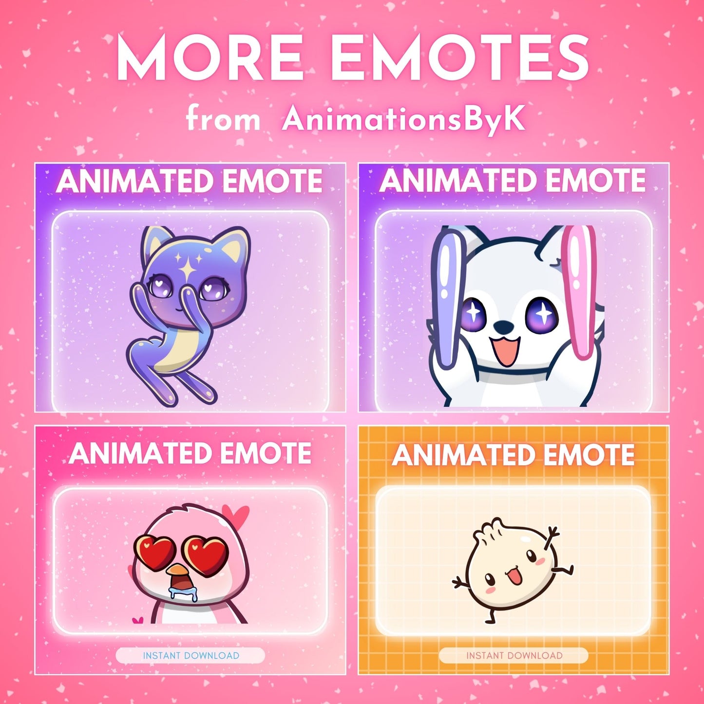 Twerking pink cat <3 - Animated emote