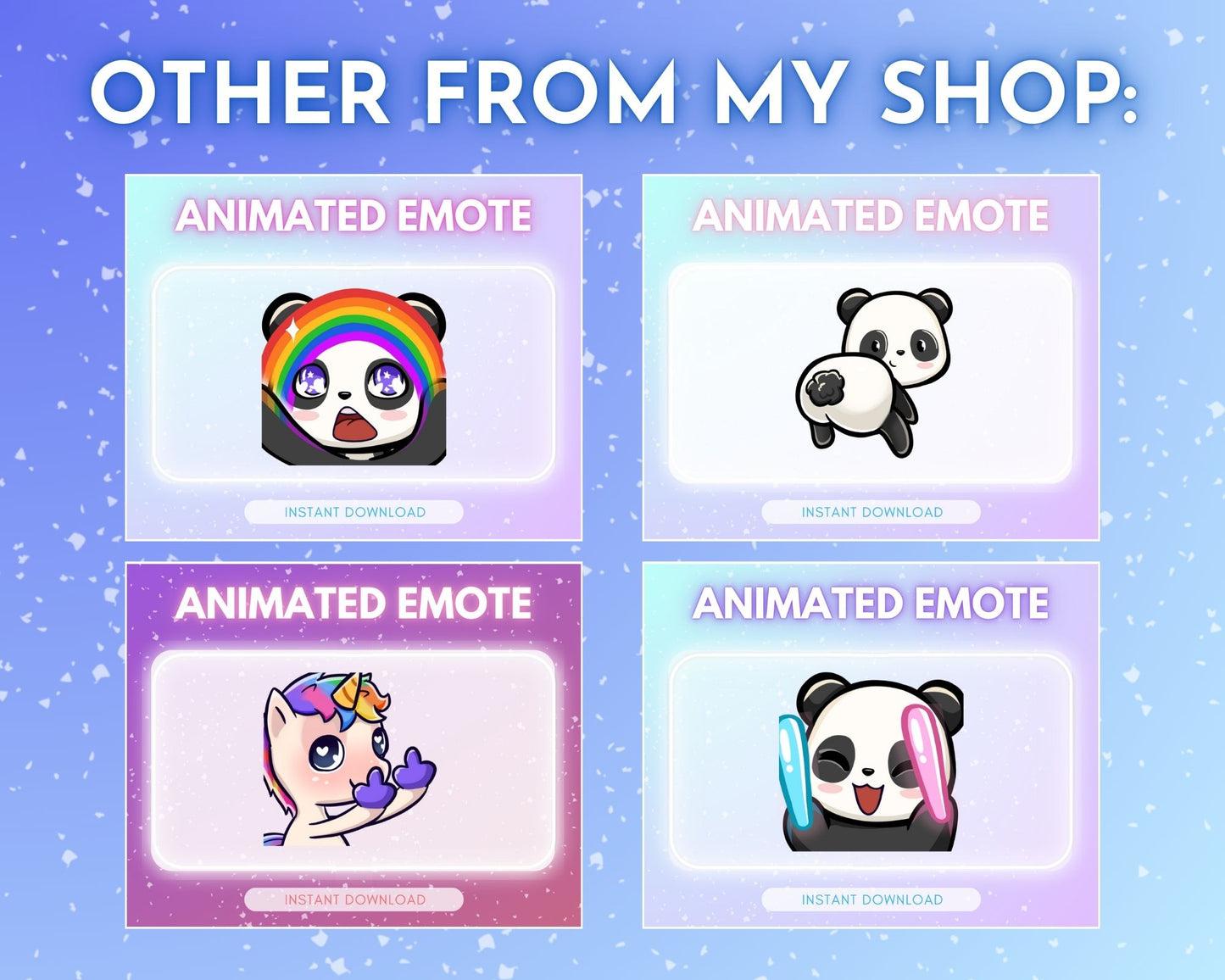 Flipping Panda - Animated Emote