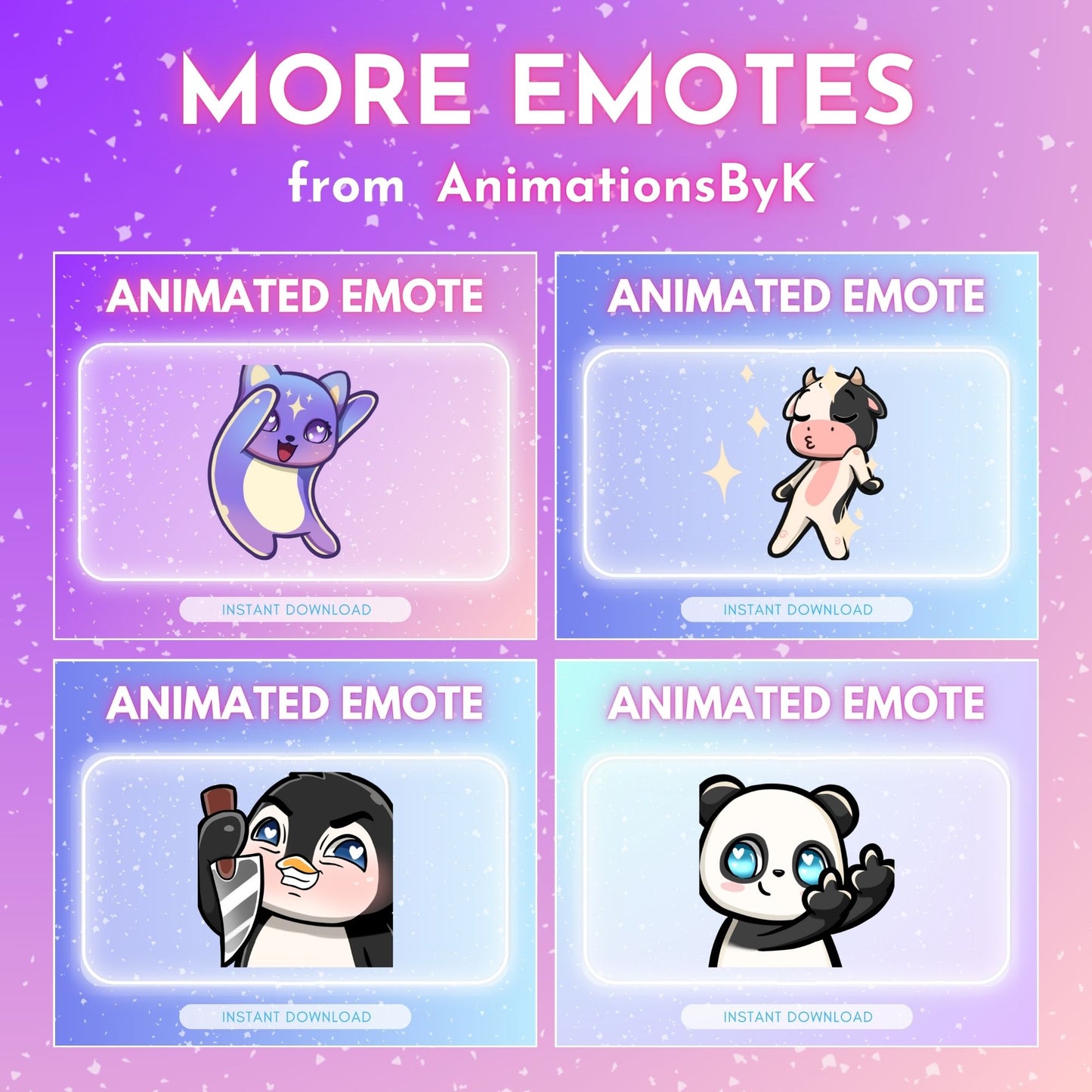 Clapping Purple Paws - Animated Emote