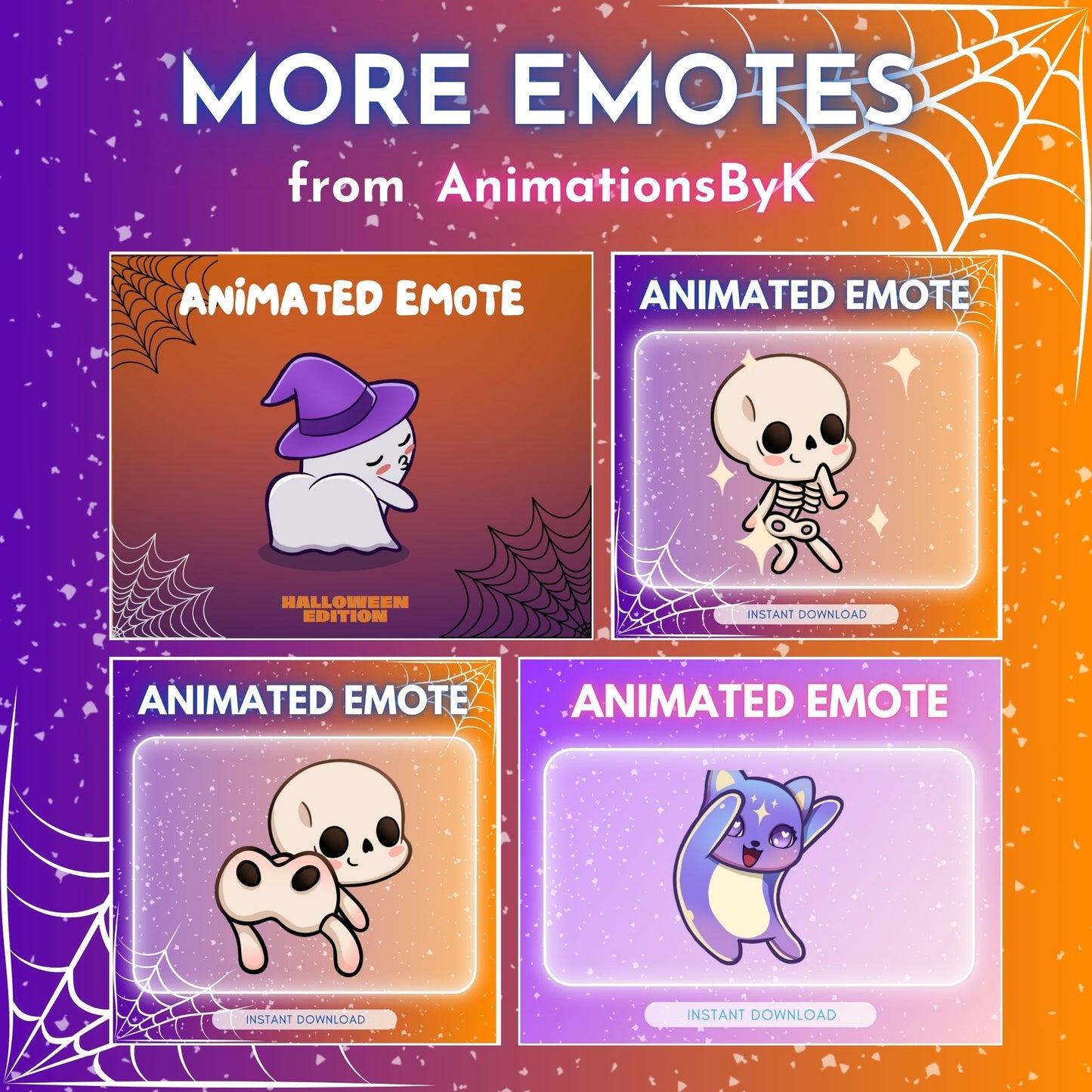 Flipping Skeleton - Animated Emote