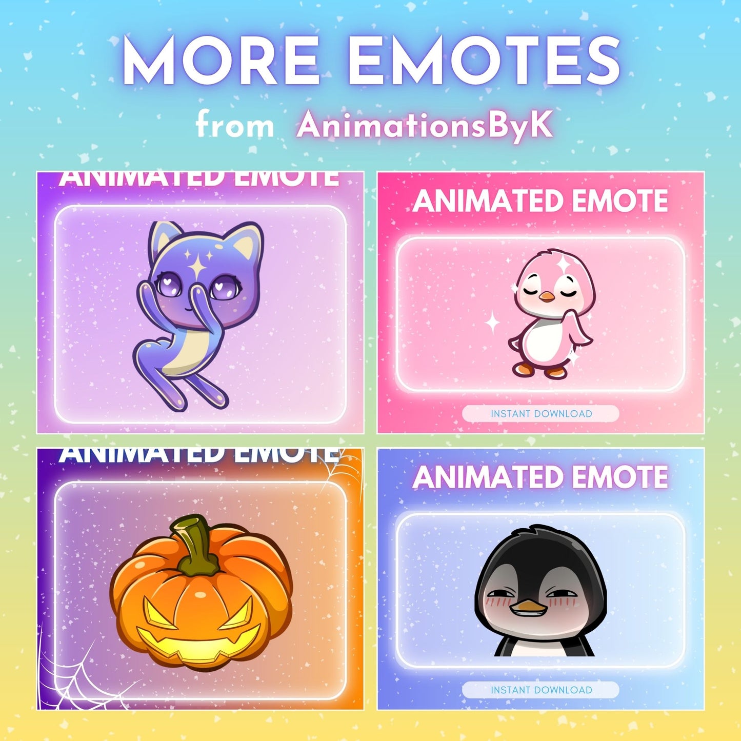 Blue Twerking penguin - Animated Emote