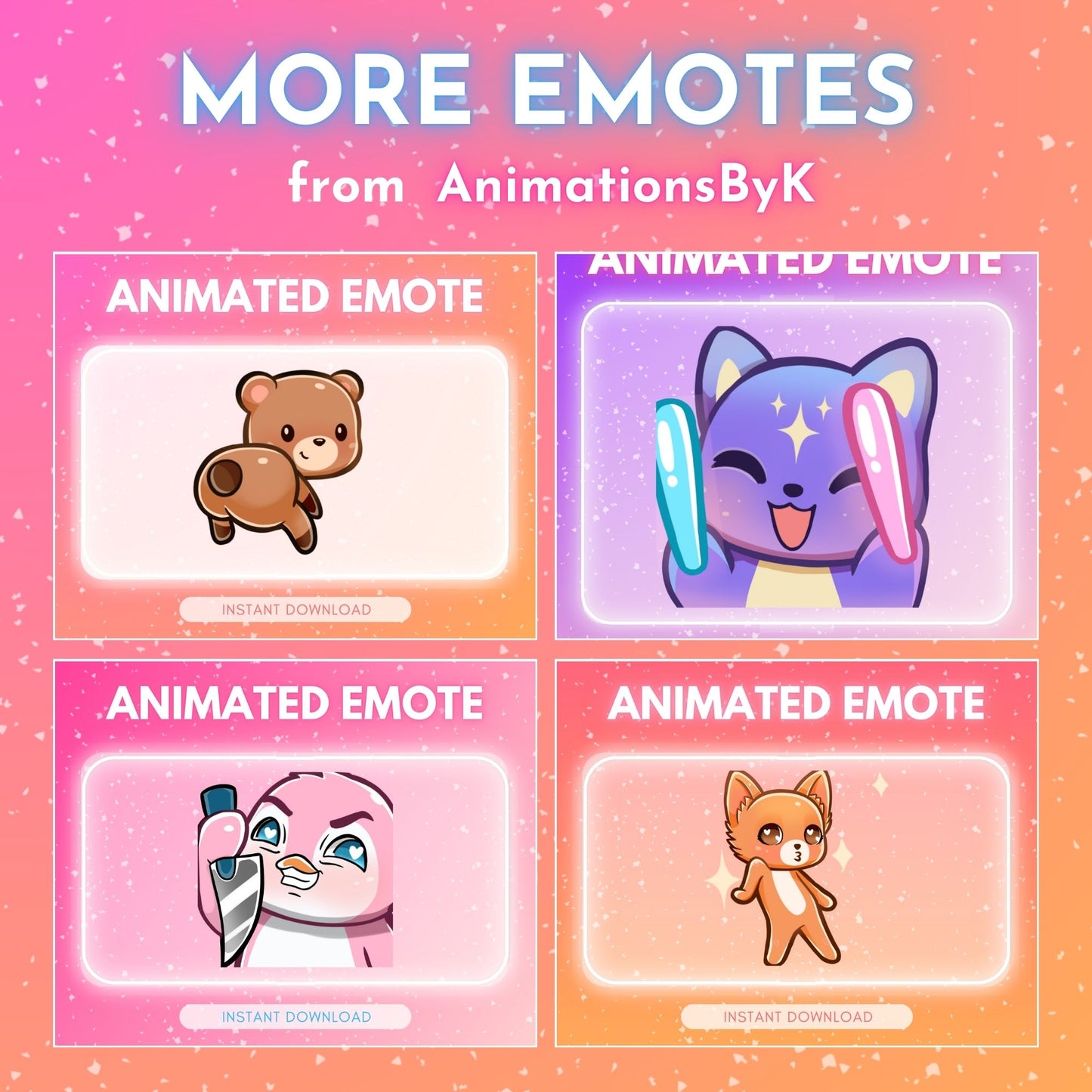 Clapping Calico Paws - Animated Emote