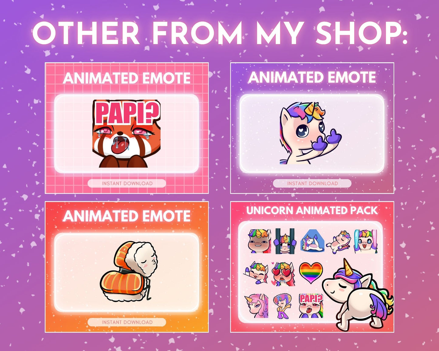 Clapping Unicorn Hooves - Animated Emote