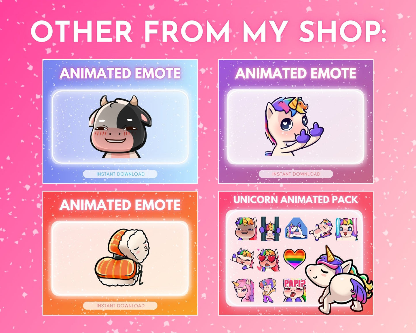 Pink Penguin in Love 🩷 Animated Emote