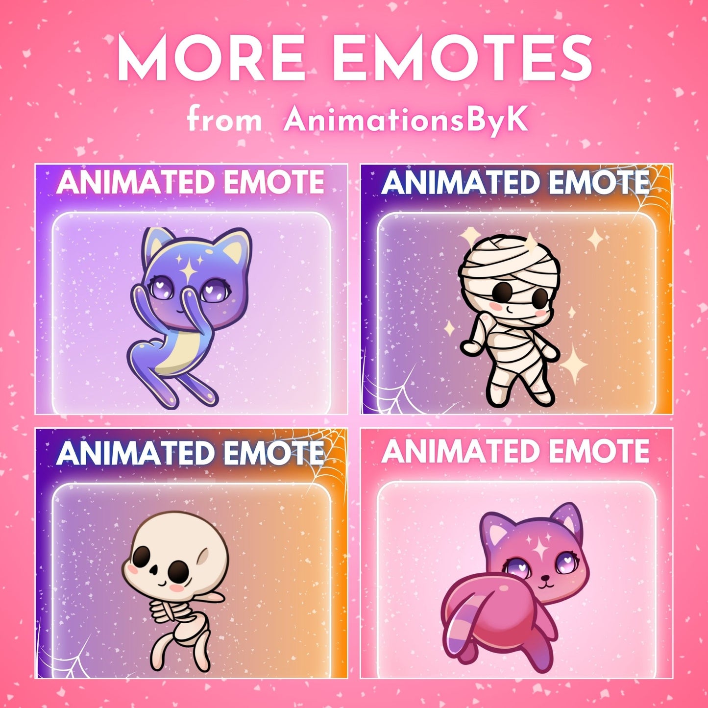 Pink Cat Dance - Animated Emote <3