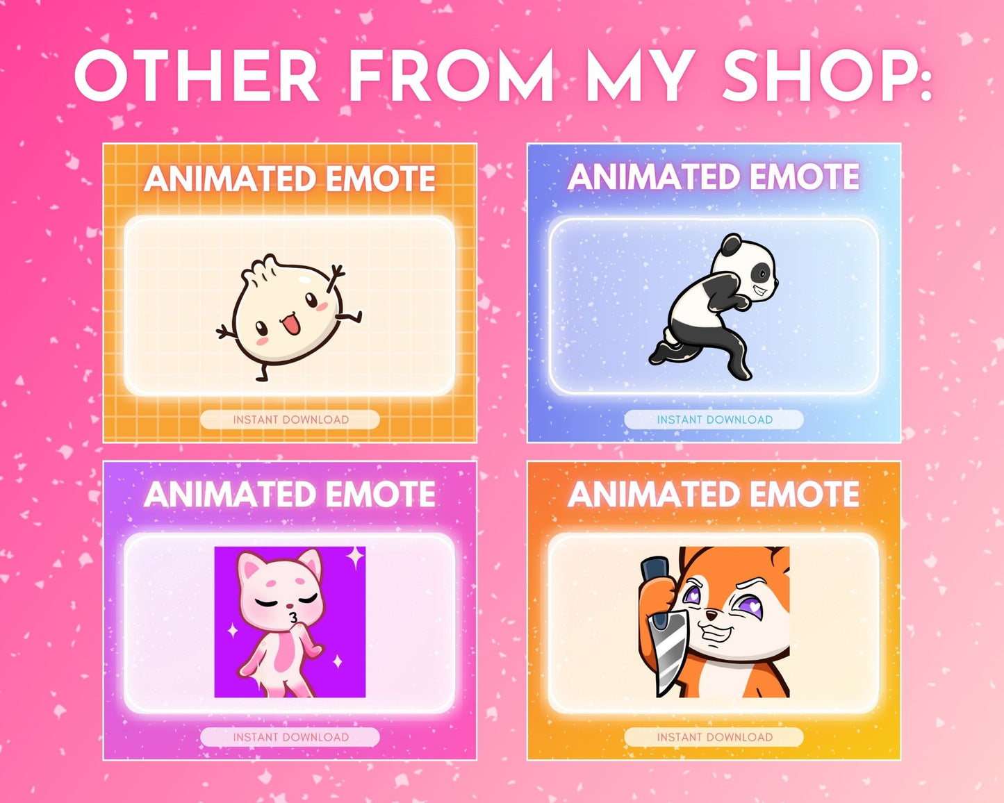 Pink Twerking penguin - Animated Emote <3