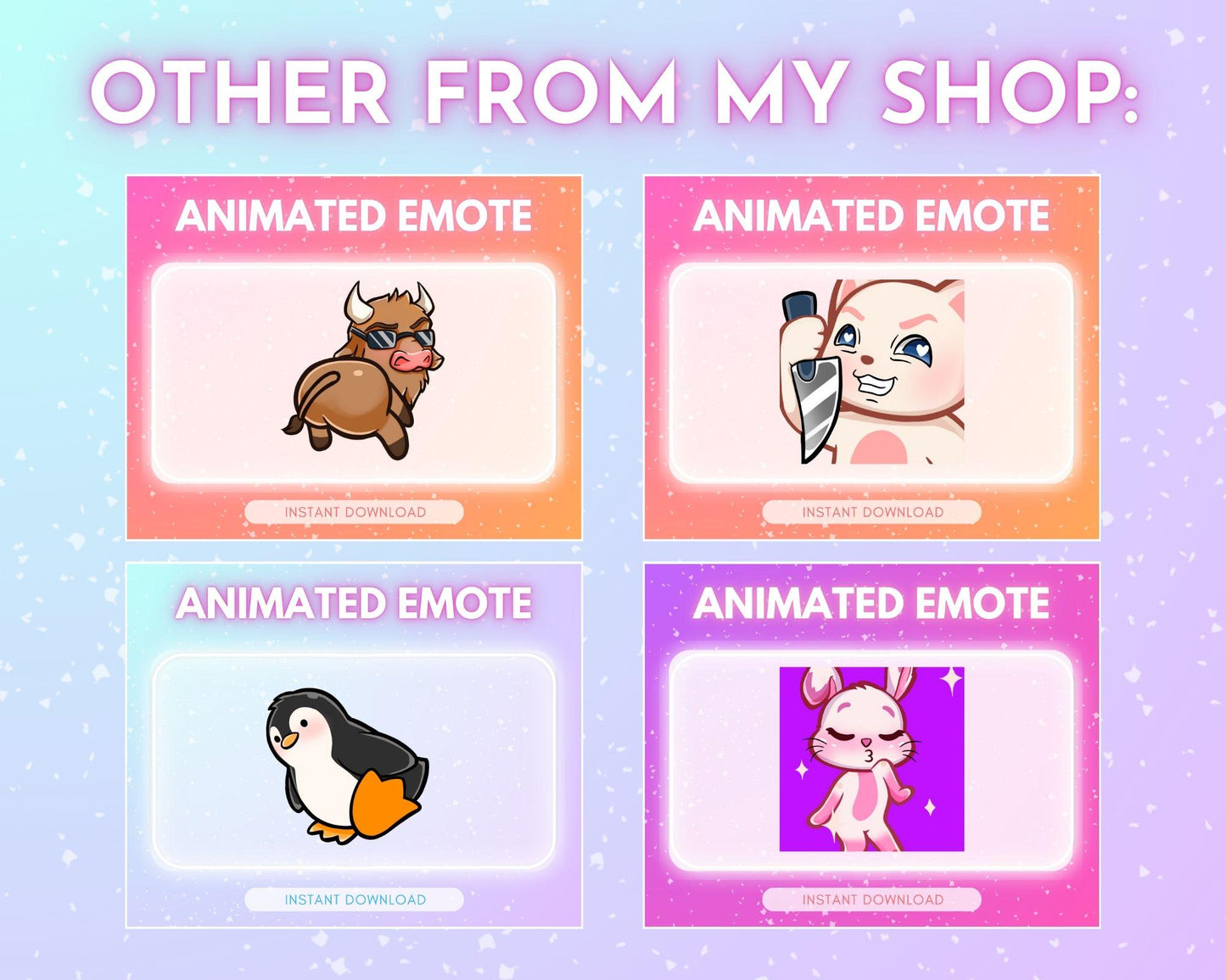 ANIMATED emote twitch & discord - Cute dancing/TWERKING penguin <3