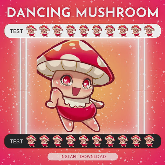 Dancing Mushroom <3 - Animated emote