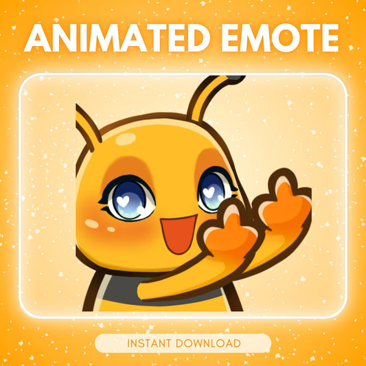 Flipping Bee - Animated Emote