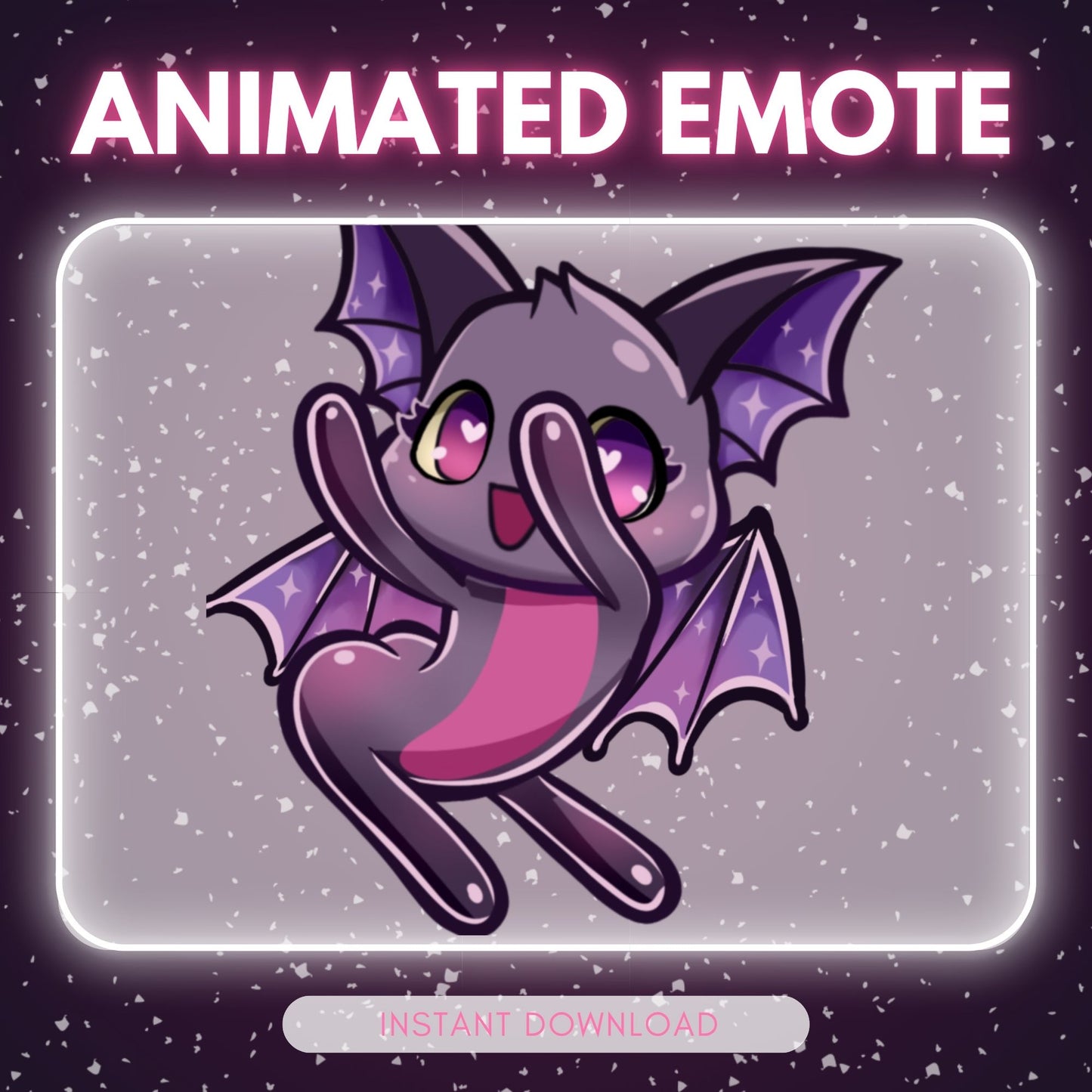 Dancing Bat 💜 - Animated emote