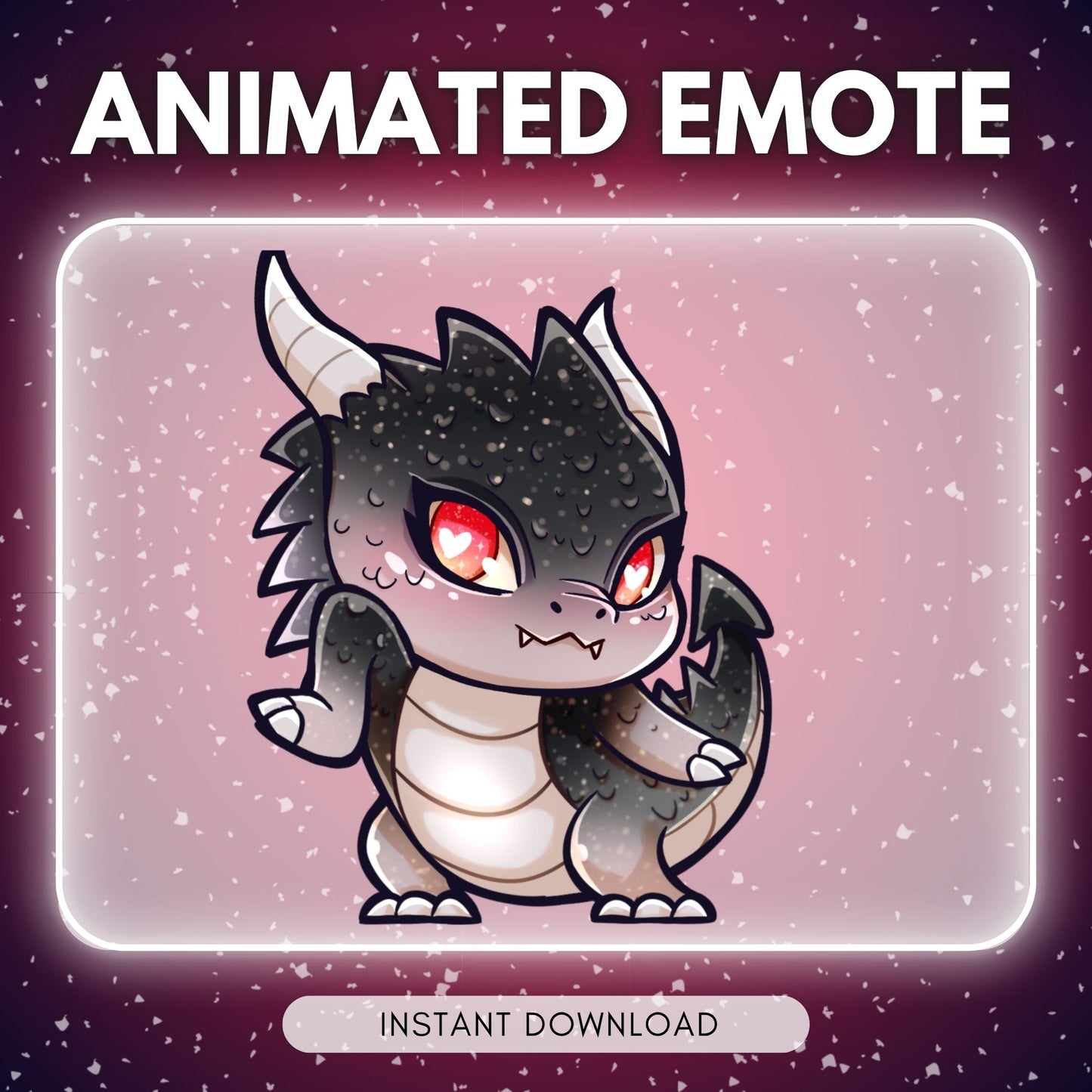 Dancing Dragon 💜 - Animated emote