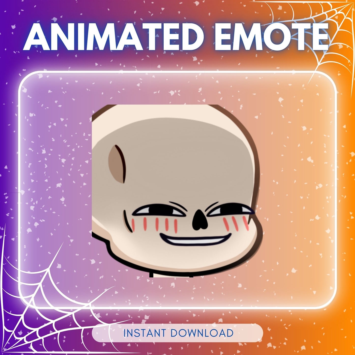 Smug Skeleton - Animated Emote