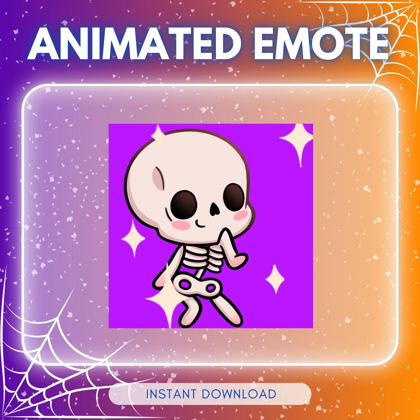 Disco Dancing Skeleton - Animated Emote