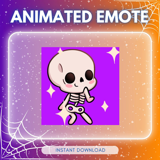 Disco Dancing Skeleton - Animated Emote