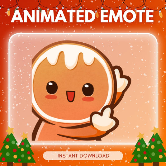 Flipping Gingerbread 🧡 - Animated Emote