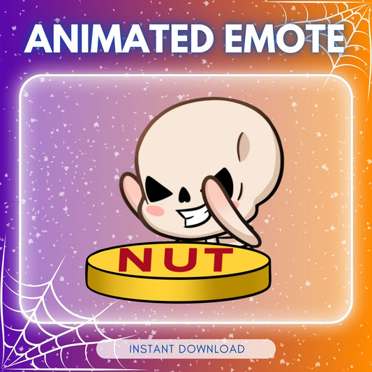Nut Slam Skeleton - Animated Emote