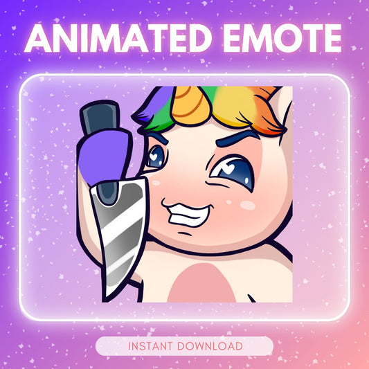 Murderous Unicorn - Animated Emote