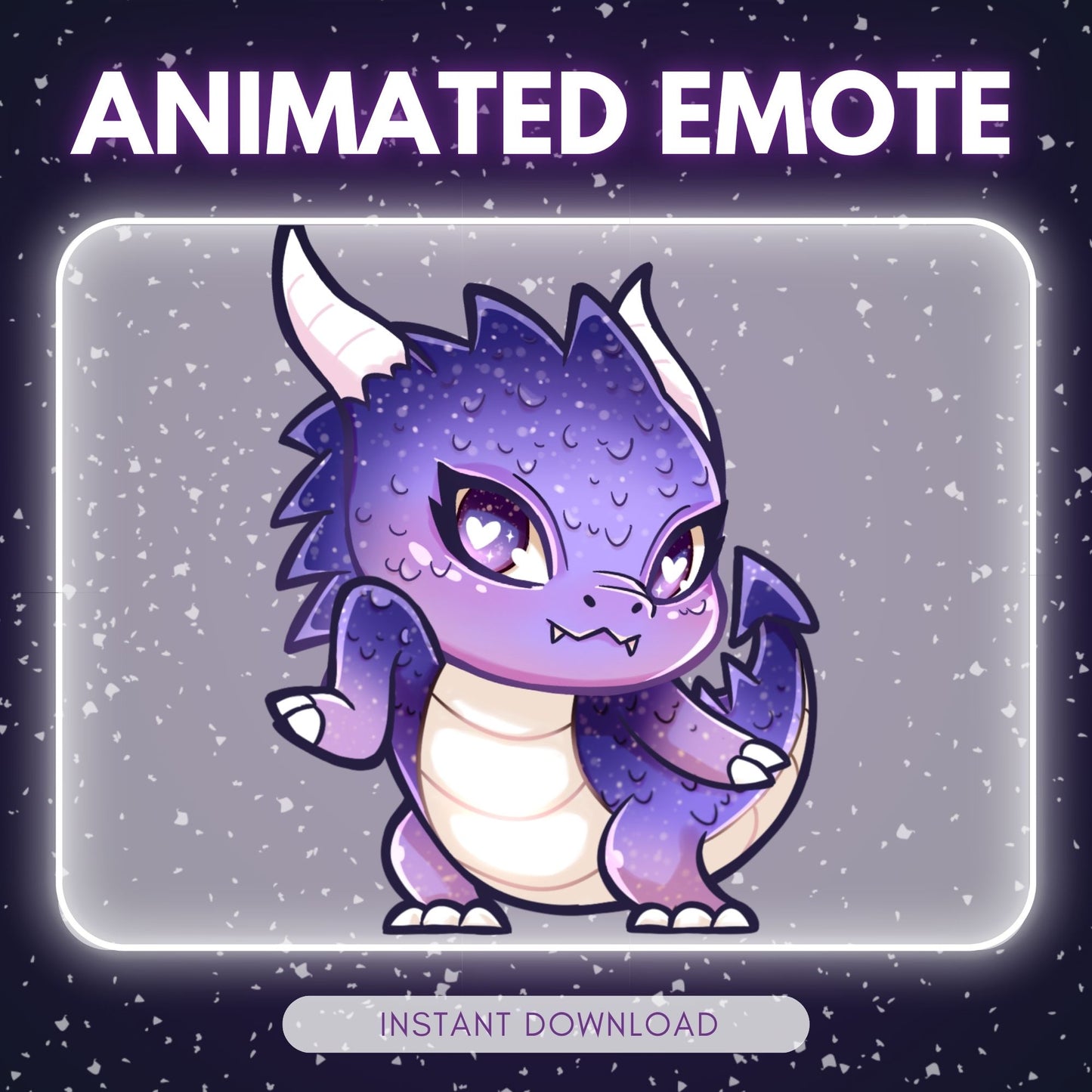 Dancing Dragon 💜 - Animated emote