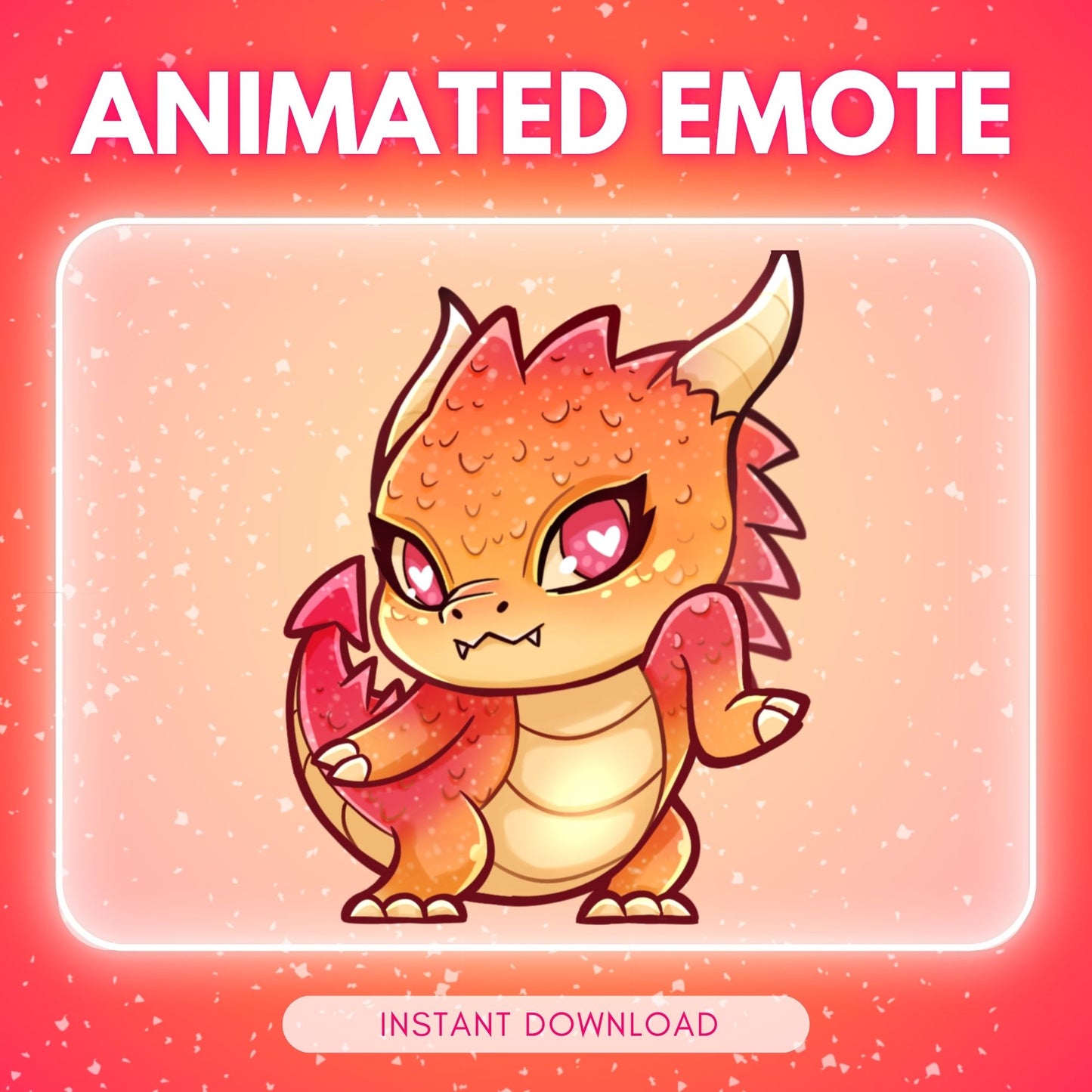 Dancing Dragon 💜 - Animated emote