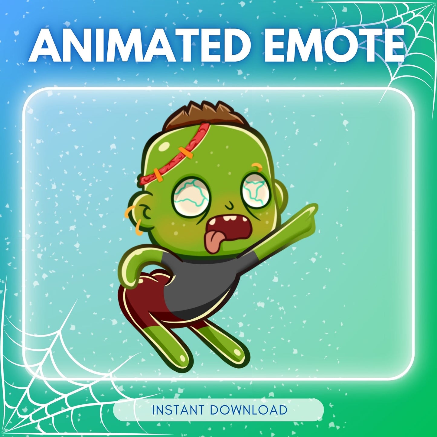 Disco Dancing Zombie - Animated Emote 💚