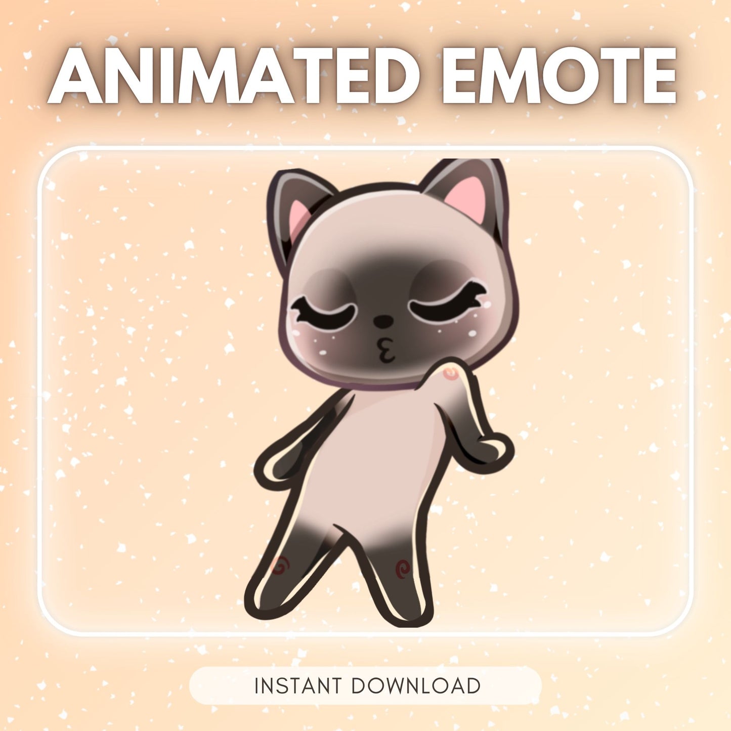 Siamese Cat Dance - Animated Emote 🩷