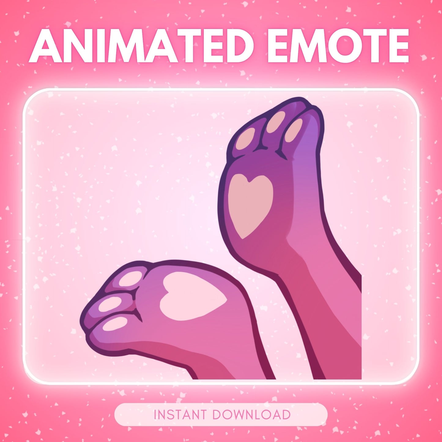 Clapping Pink Paws - Animated Emote