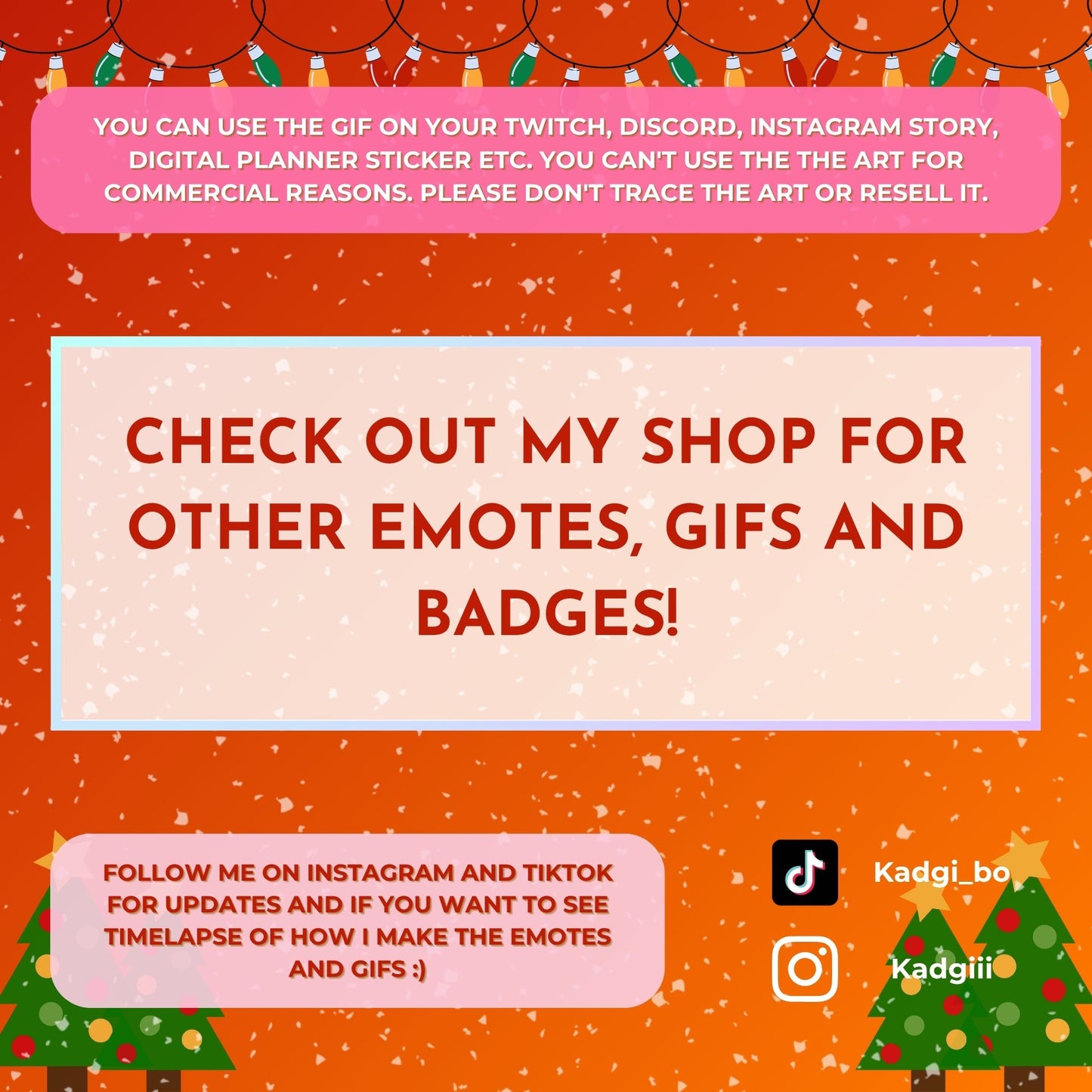 Flipping Gingerbread 🧡 - Animated Emote