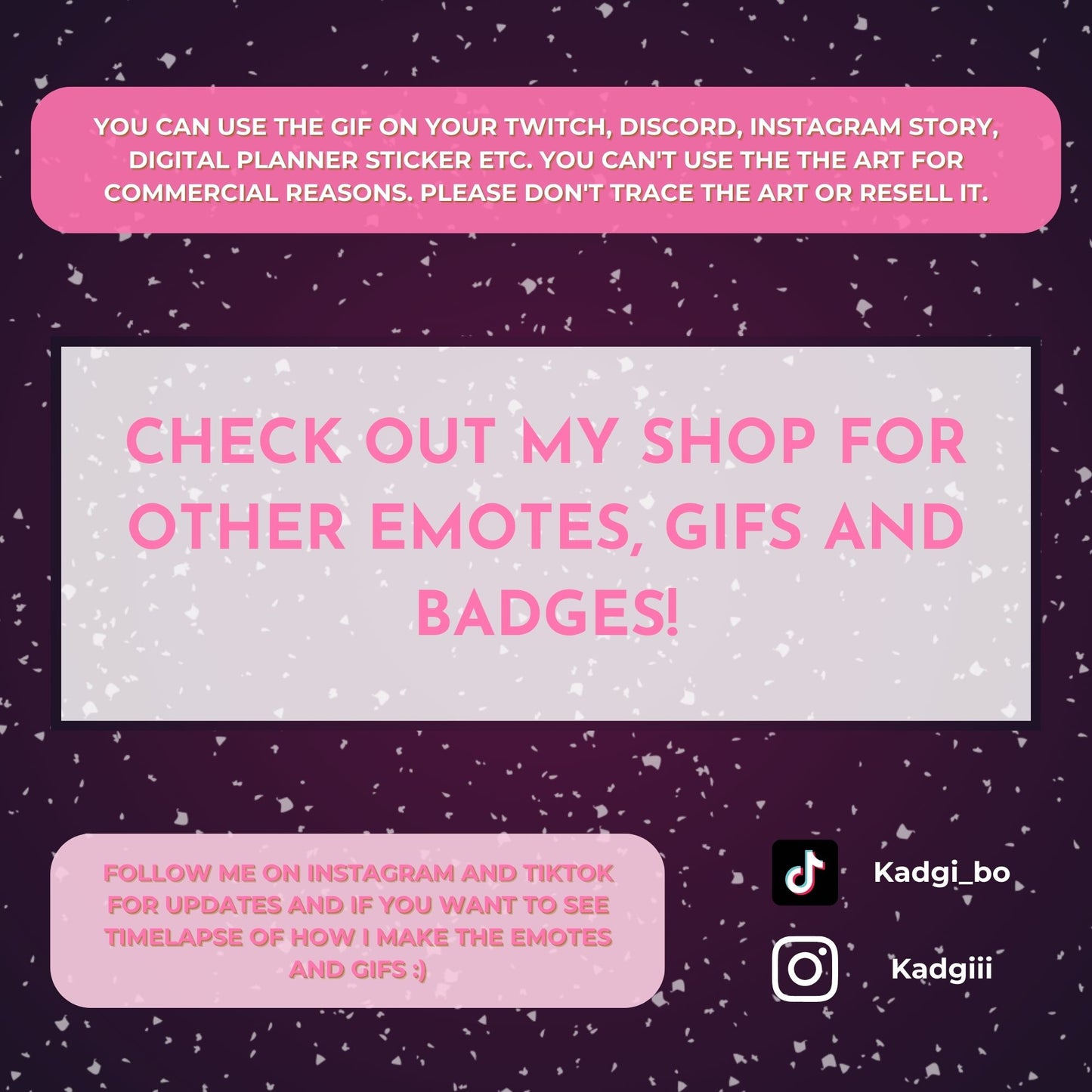 Popcorn eating Bat - Animated Emote 💜