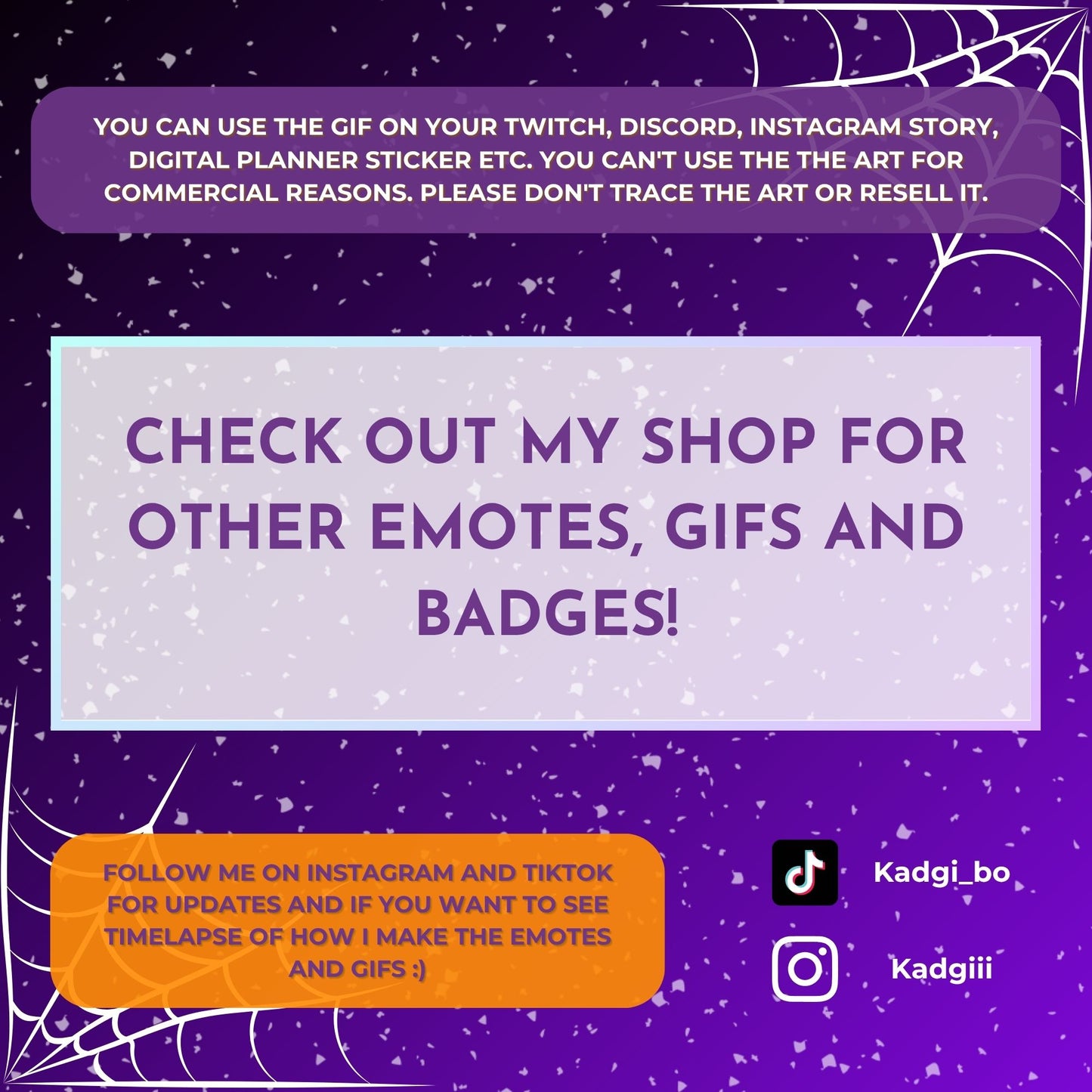 Popcorn eating Black Cat - Animated Emote