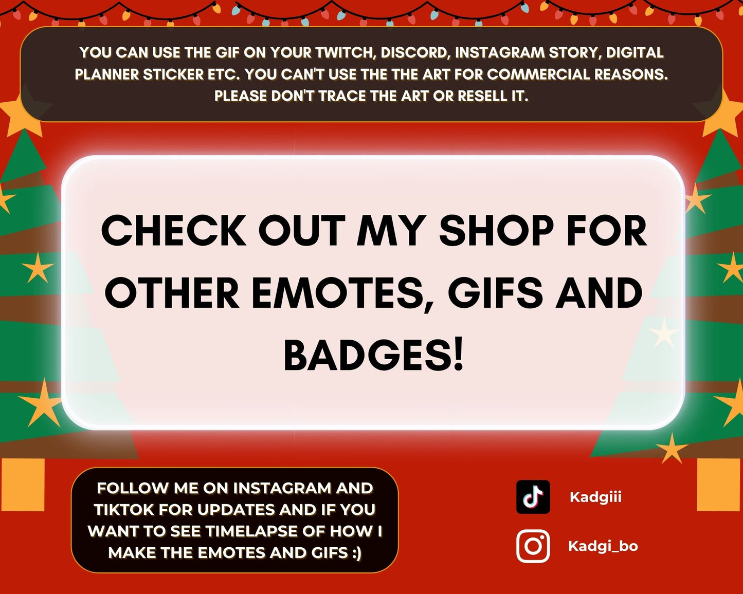 Tragic Life of Gingerbread - Animated Emote 🧡