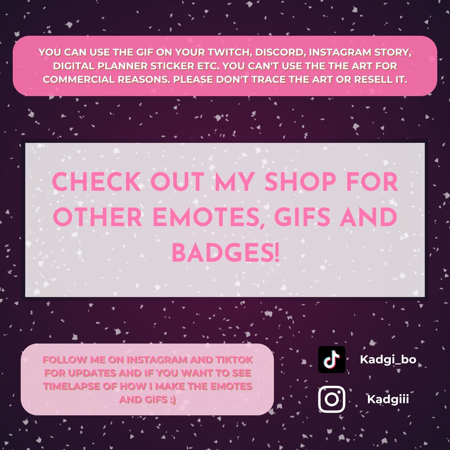 Flipping Bat 💜 - Animated emote