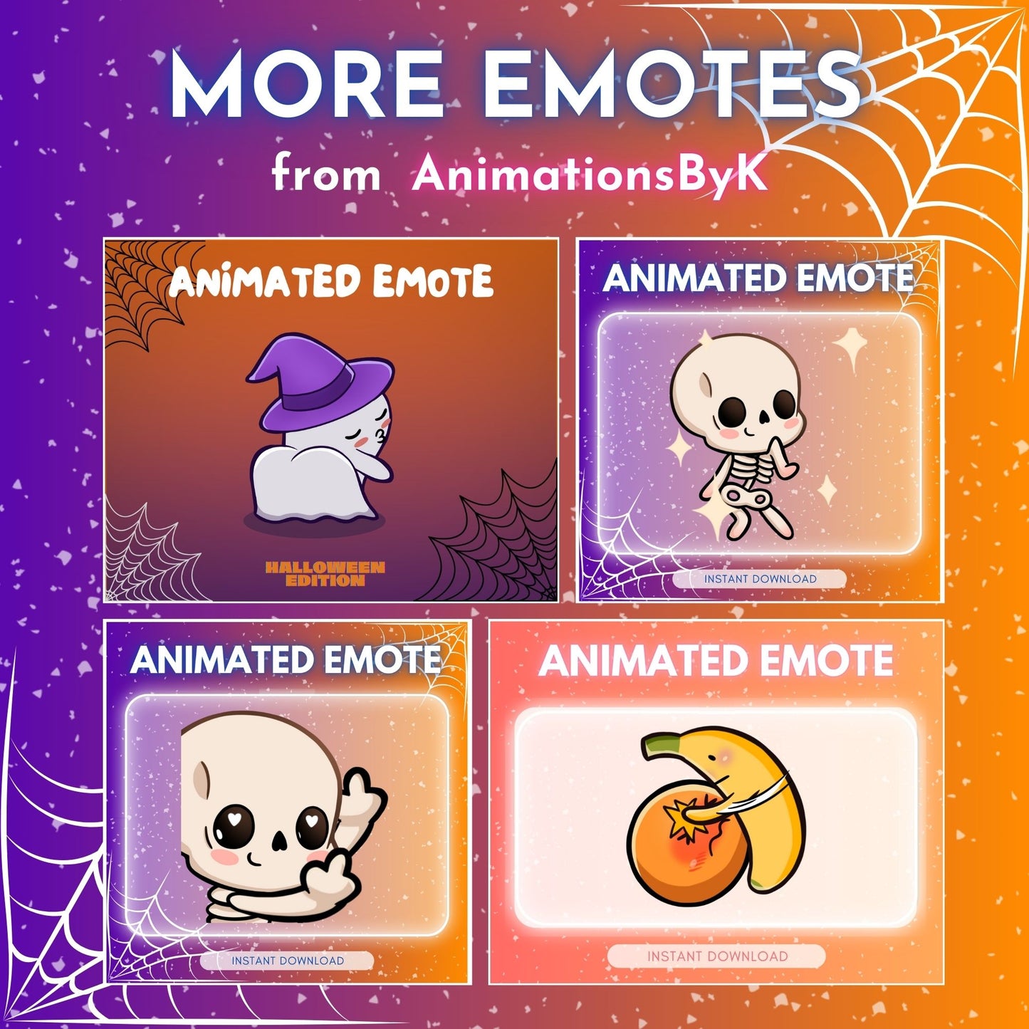 Flipping Ghost - Animated Emote