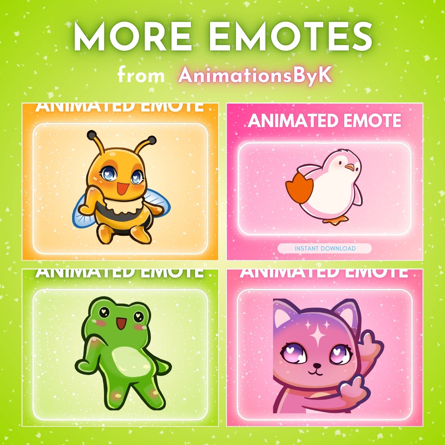 Dancing Frog <3 - Animated emote