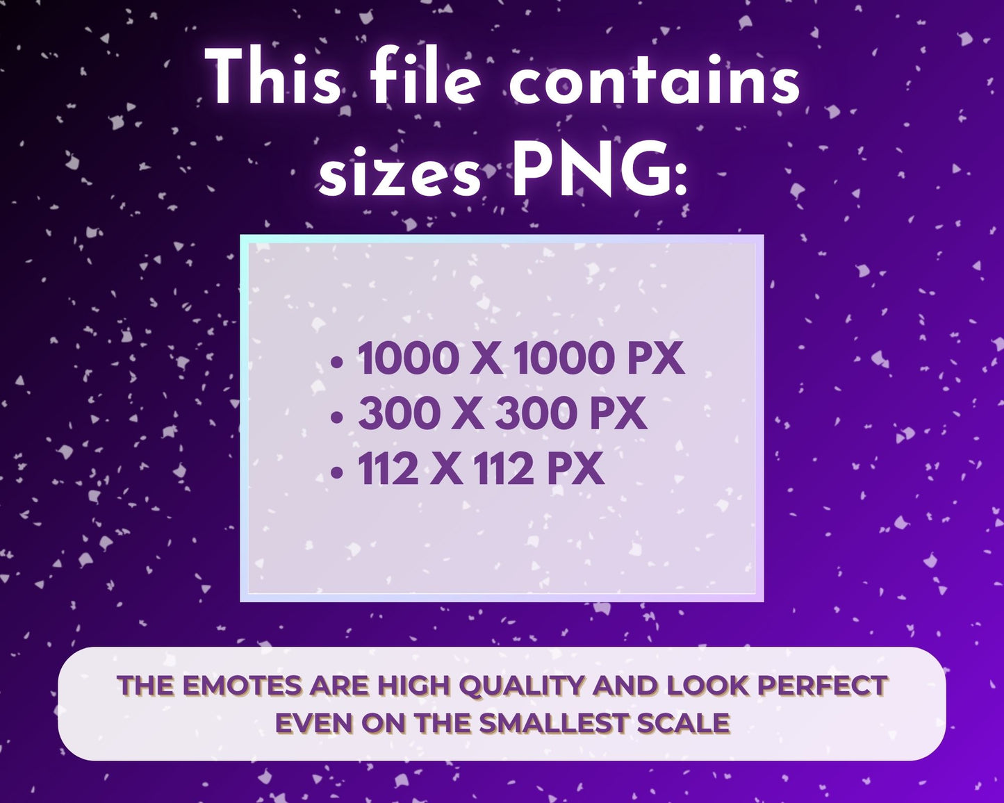 Black Cat Emote pack - 6 Static Emotes