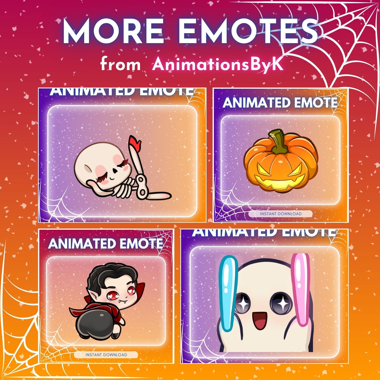 Flipping Vampire ❤️ - Animated Emote