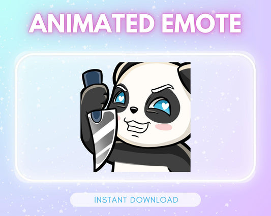 ANIMATED emote twitch & discord - Cute panda <3