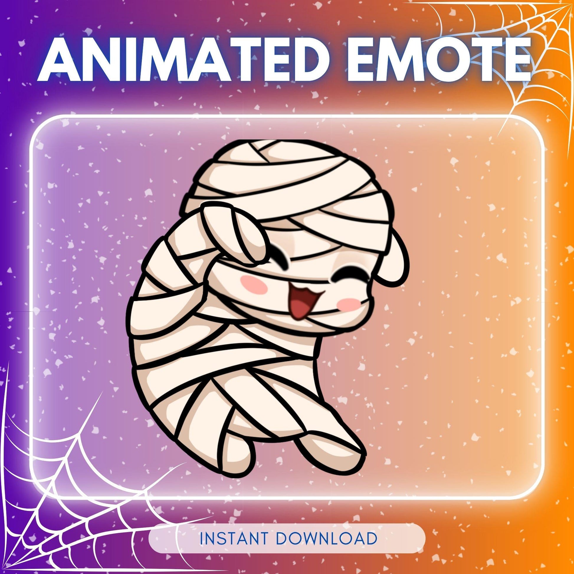 Cute dancing mummy - halloween emotes - spooky... | Animated Emote for Twitch & Discord