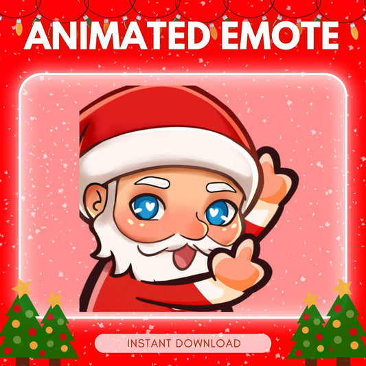 FLIPPING santa emote - christmas emotes edition... | Animated Emote for Twitch & Discord