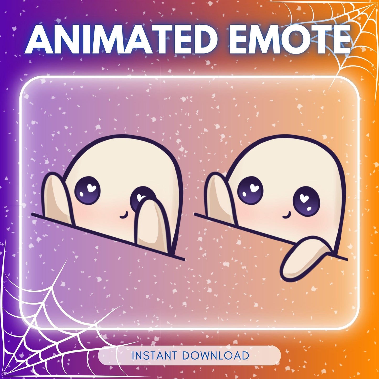 Adorable Ghost bongo | Animated Emote for Twitch & Discord