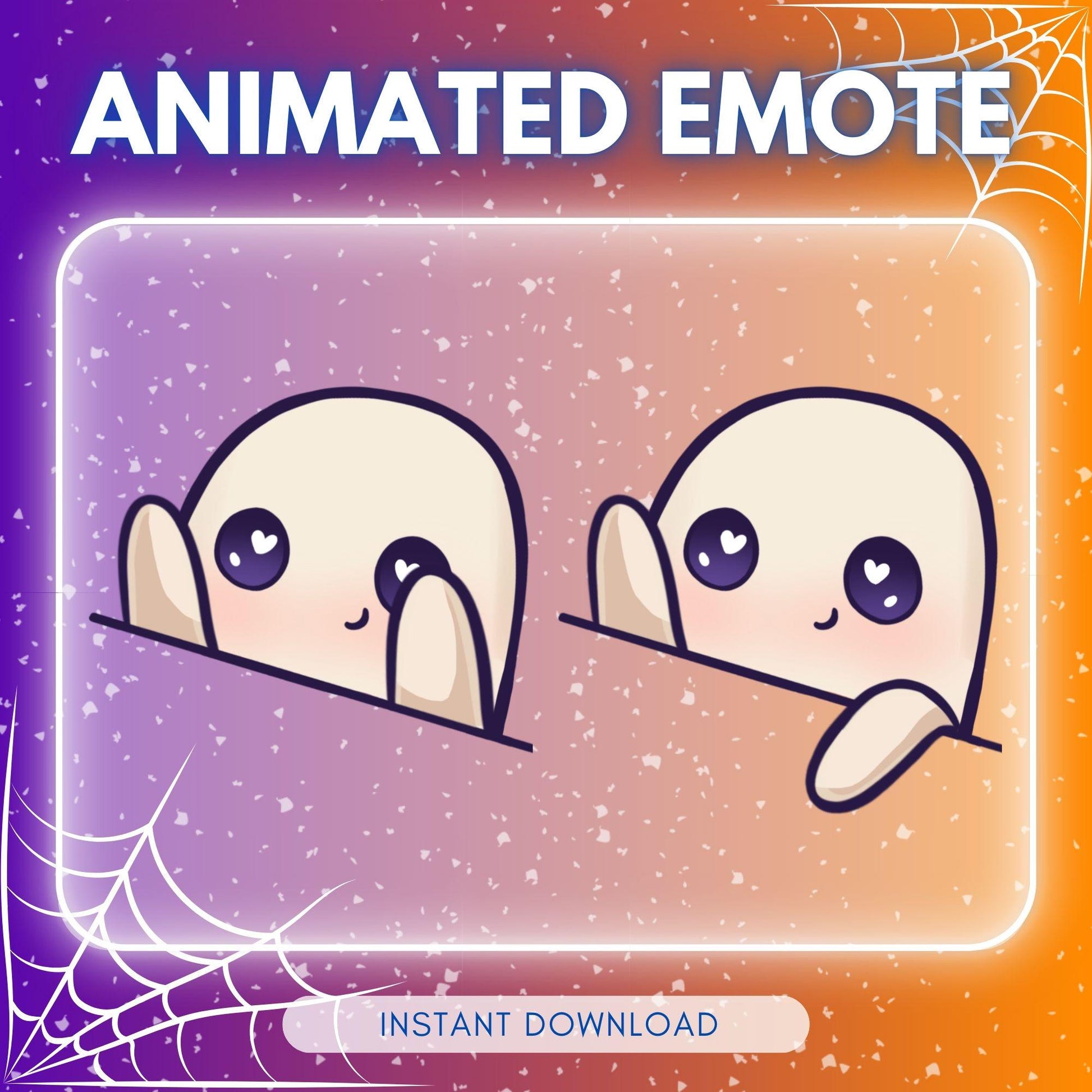 Adorable Ghost bongo | Animated Emote for Twitch & Discord