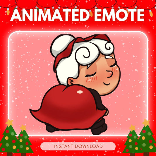 Twerking MRS Claus - Christmas emotes edition... | Animated Emote for Twitch & Discord