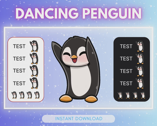 Dancing penguin - Animated Emote <3
