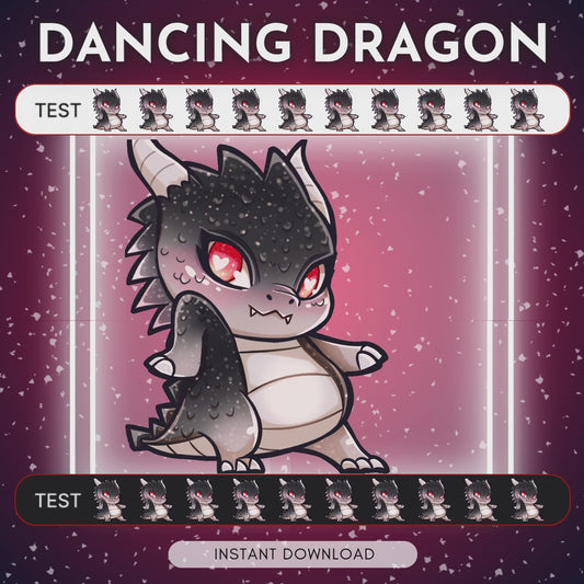 Dancing Dragon 💜 - Animated emote