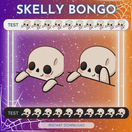 Skeleton Bongo - Animated Emote