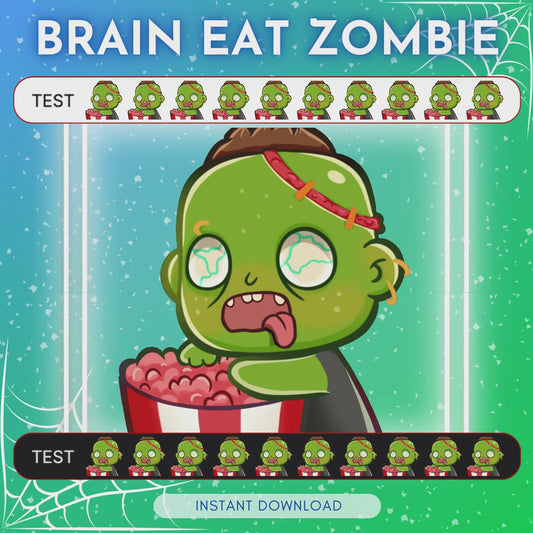 Brain Eating Zombie - Animated Emote