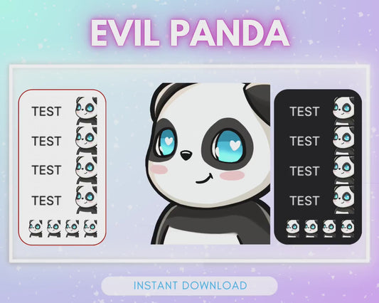 ANIMATED emote twitch & discord - Cute panda <3