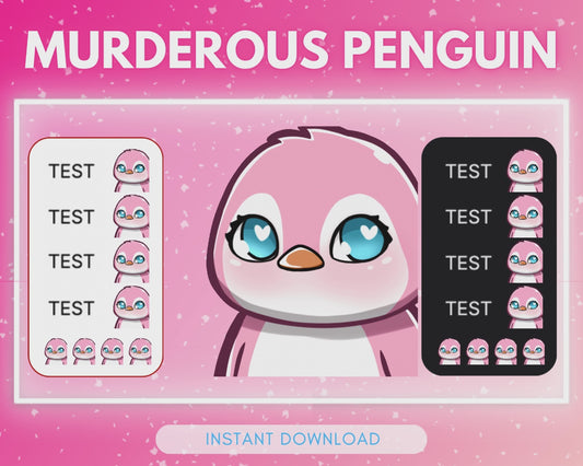 Murderous Pink Penguin 🩷 Animated Emote