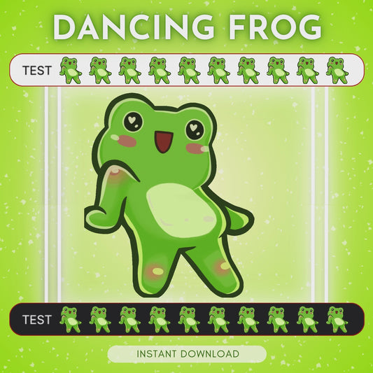 Dancing Frog <3 - Animated emote